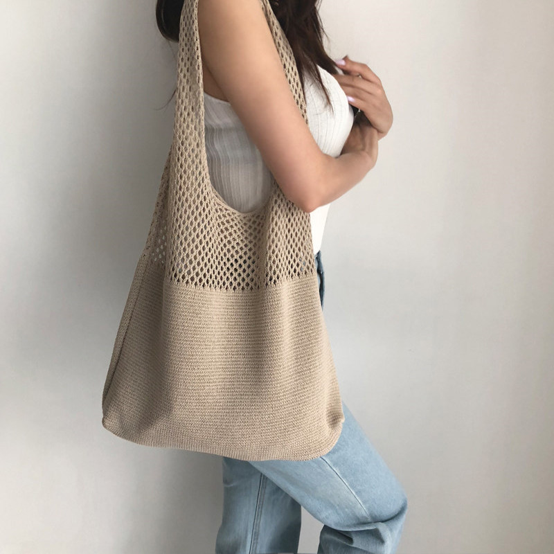 large capacity tote summer beach bag big purses shopper sac - 实物图