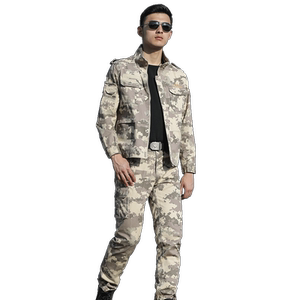 拓界先锋浅色CP三沙迷彩服男套装纯棉训作服战术服耐磨劳保工作服