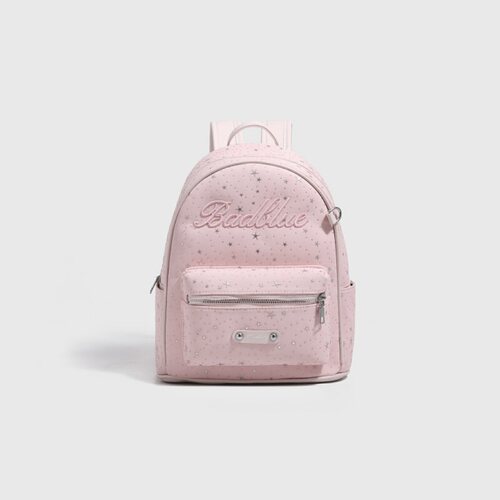 学院风星星刺绣大容量女双肩包