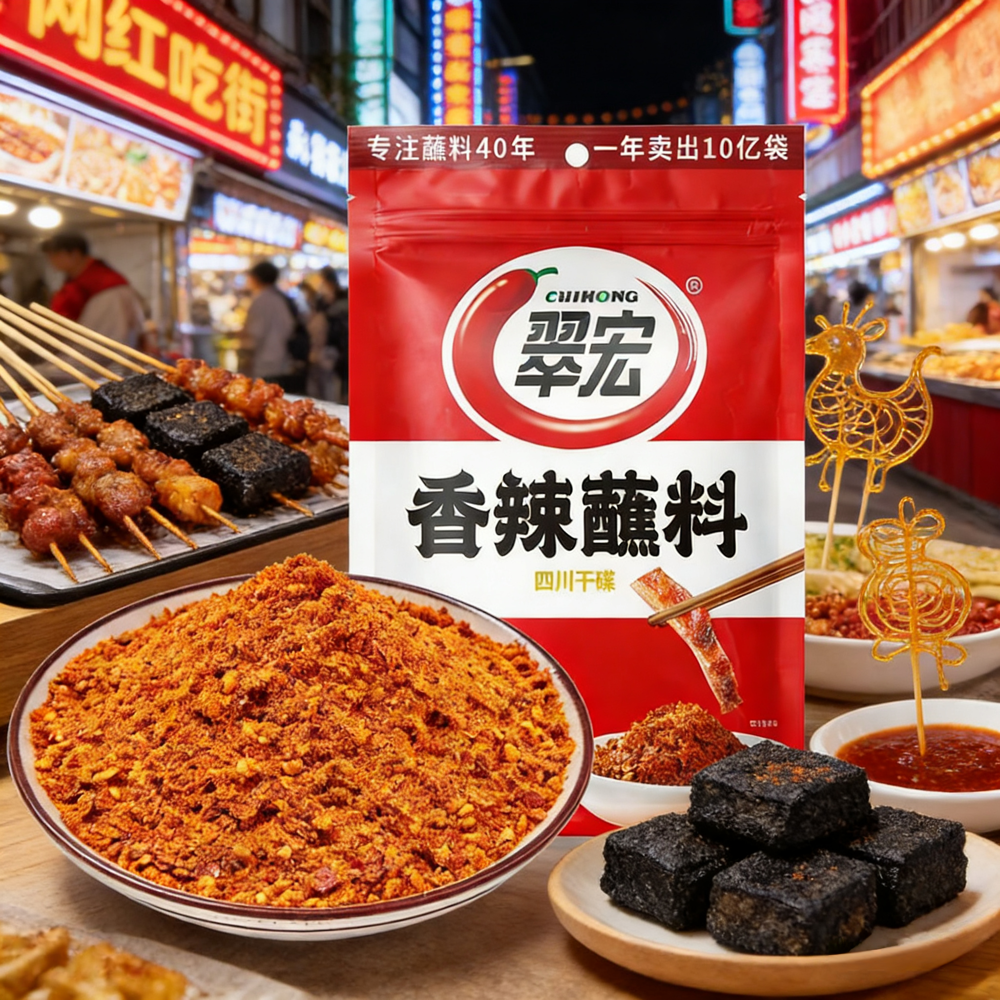 翠宏香辣蘸料450g带自封条包装烤肉火锅串串香蘸料调料翠红辣椒面,粮油调味/速食/干货/烘焙,烧烤调料/腌料,淘宝优惠券,粉丝福利购,淘宝优惠卷