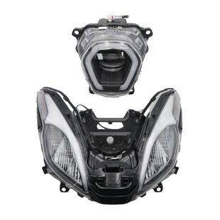 适用豪爵UFR150大灯总成HJ150T-29A前照灯远近光灯转向灯尾灯总成