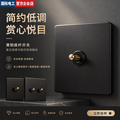 TEP国际电工86型工业风五孔插座