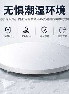 厨卫阳台三防吸顶灯防油烟防虫