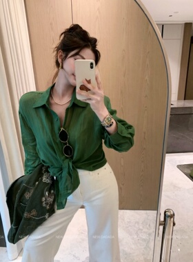 利达 NEW DADADA【森屿衬衫】休闲百搭显瘦打底衬衫CBM5108