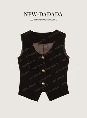 利达 NEW DADADA【思韵温柔】高级感休闲百搭针织马甲CGZ4690