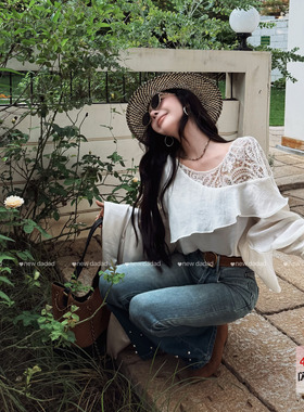 利达 NEW DADADA【轻荷漫舞】气质显瘦百搭上衣CUM1308