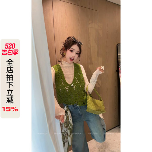 针织马甲背心女高级感可外穿上衣