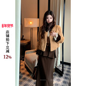 新款 利达 焦糖拿铁 高级感超好看短外套女2026春装 NEW DADADA