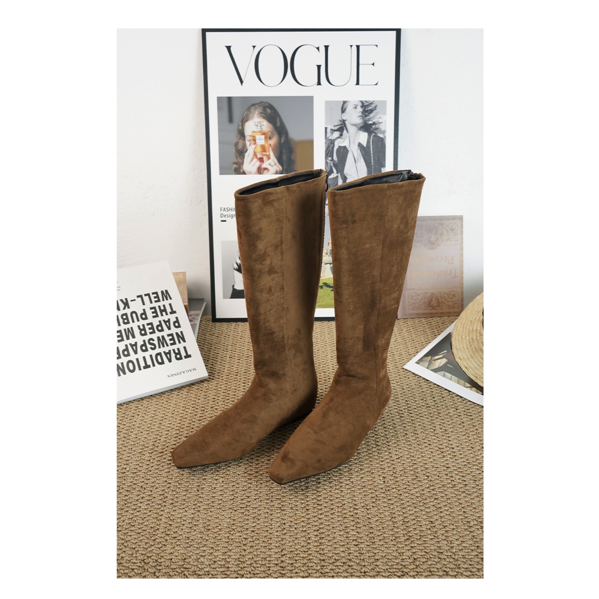 利达 NEW DADADA【利达同款】时尚潮流设计感百搭靴子CVM044