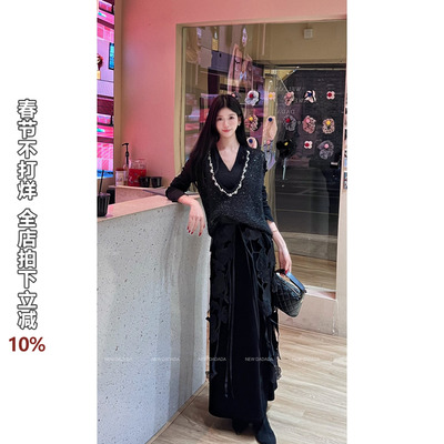 利达 NEW DADADA【温柔边界】时尚百搭两件套半裙YEM3607