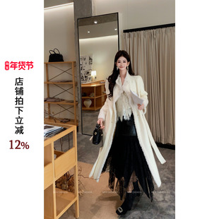 利达 NEW DADADA 【黑纱碎影】显瘦高腰百搭休闲半身裙CEZ3451