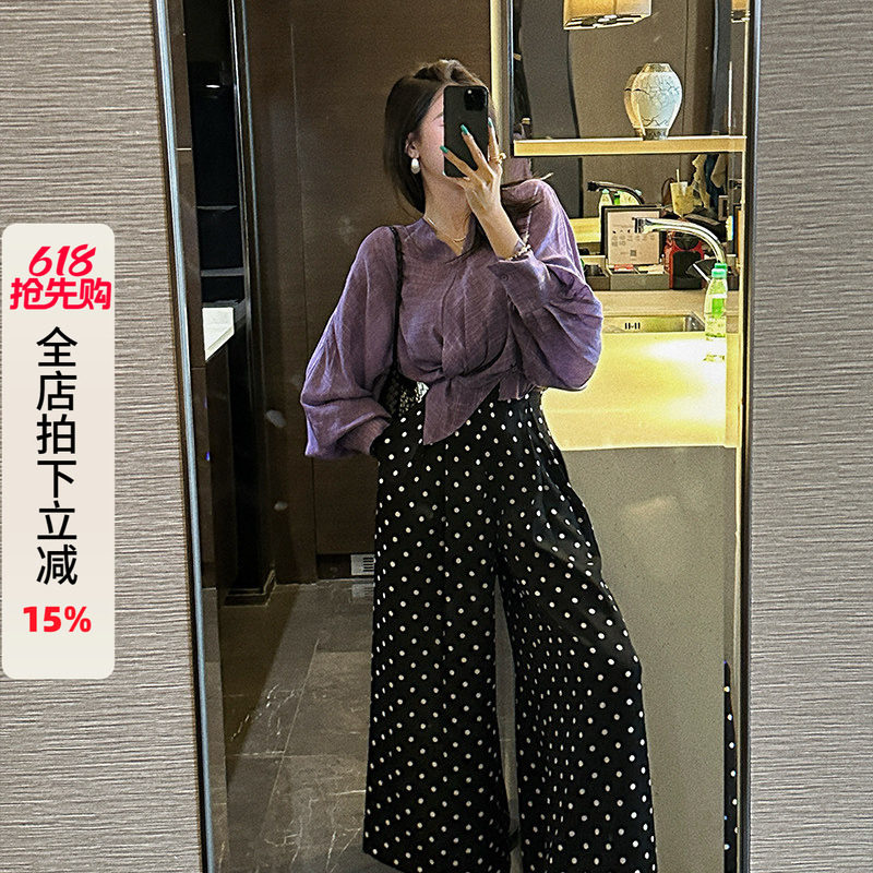 利达 NEW DADADA【晨岛密语】时尚休闲设计感裤子SDK2786