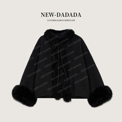 利达 NEW DADADA【糖心暗涌】时尚修身气质毛呢外套CHM4382