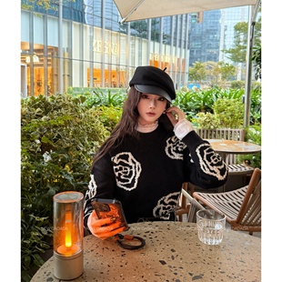 甜暖脉冲 DADADA 女秋冬高级感2025独特超好看毛衣 NEW 利达