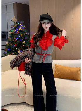 利达 NEW DADADA【烟灰巧织】高级感休闲百搭马甲CGM4207