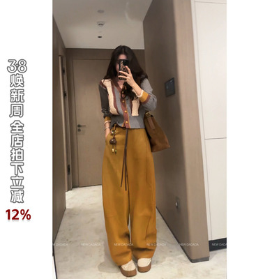 利达 NEW DADADA【衍化至繁】时尚休闲设计感裤子CDM2212