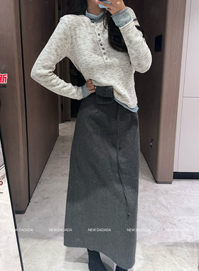 利达 NEW DADADA【优雅从容】气质休闲设计感显瘦半身裙DEM3145