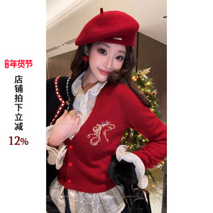 利达 NEW DADADA【马到成功】ahui 冬季新款费尔岛毛衣毛针织衫女