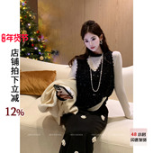 NEW DADADA 夜夜晚星 利达 独特漂亮马甲女士时尚 洋气减龄时髦