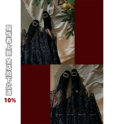 利达 NEW DADADA【利达同款】气质百搭时尚轻奢鞋子DWM341