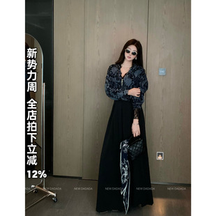 牛仔背带裤 利达 裙 显瘦背带裤 女设计感小众收腰直筒 NEWDADADA