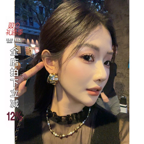 NEW DADADA【利达同款】高级设计感气质耳环DVM1451