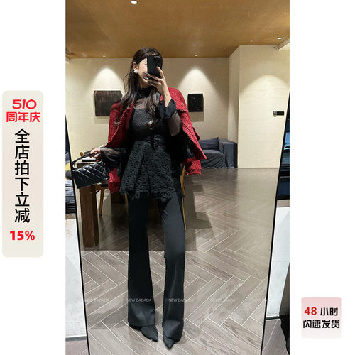 休闲裤宽松慵懒风春女小个子