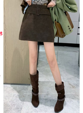 利达 NEW DADADA【娇憨万种】气质休闲设计感显瘦半裙QEM2197