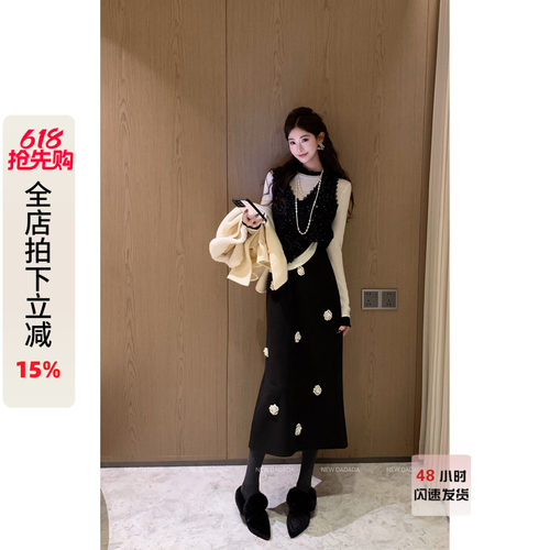 超好看春半身裙女新款轻奢高级感