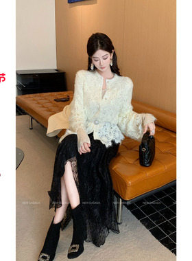 利达 NEW DADADA【珍珠雪绒】高级感百搭时尚针织打底衫CUM4200