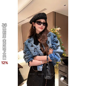 2026新款 复古闪钻牛仔 牛仔短外套女时髦洋气小个子 DADADA NEW