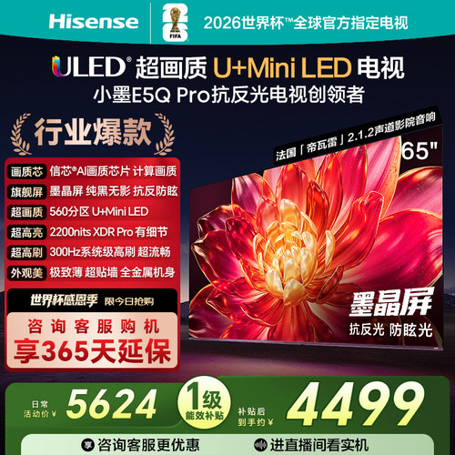 海信小墨E5QPro65吋U+MiniLED