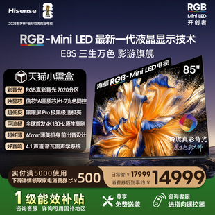 信芯芯片 海信RGB 玲珑真彩背光 85吋 世界杯定制 MiniLED电视E8S