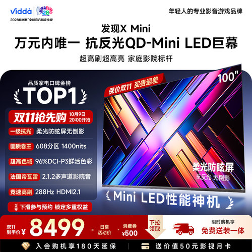 Vidda海信电视XMini100英寸