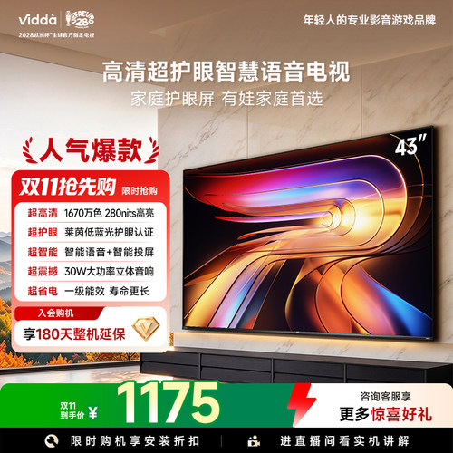 Vidda 海信电视 R43电视