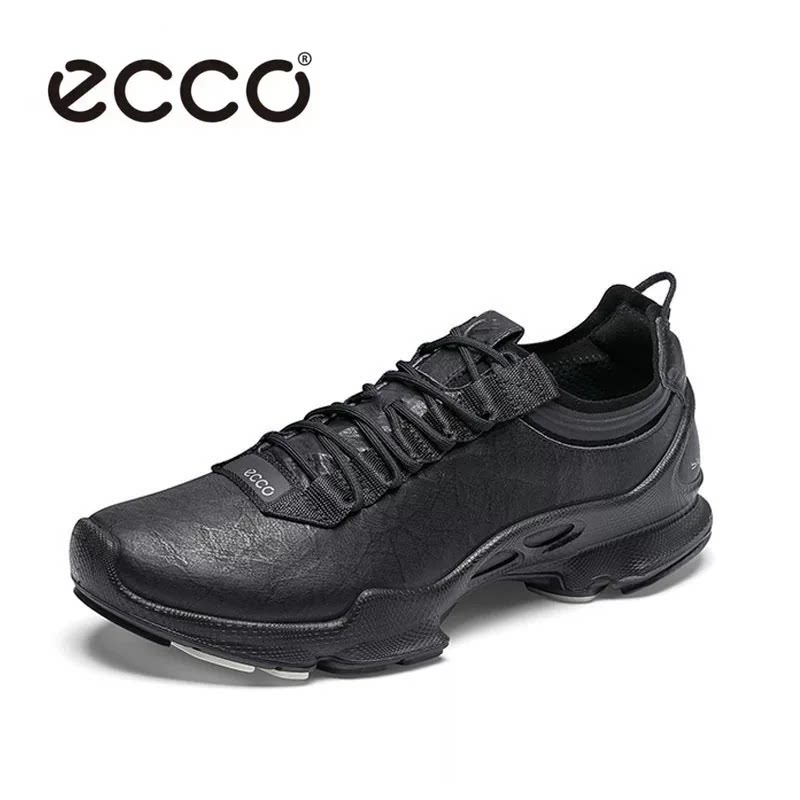 ECCO爱步男鞋 户外运动鞋真皮防滑轻便休闲跑步鞋健步鞋800424