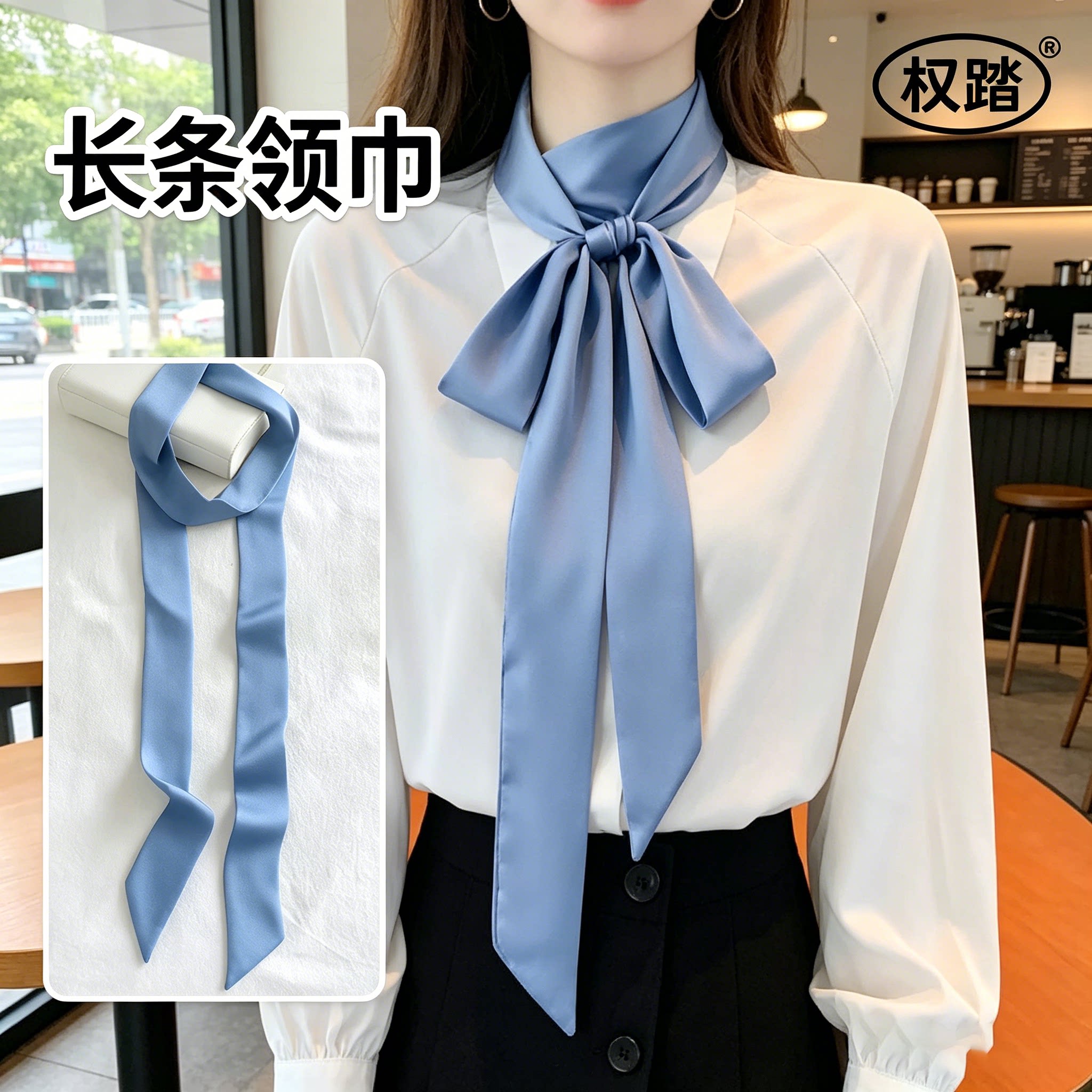 领带衬衫女款配饰领结蝴蝶结西装图片