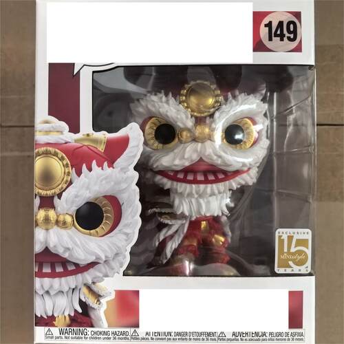 POP舞狮公仔模型摆件手办