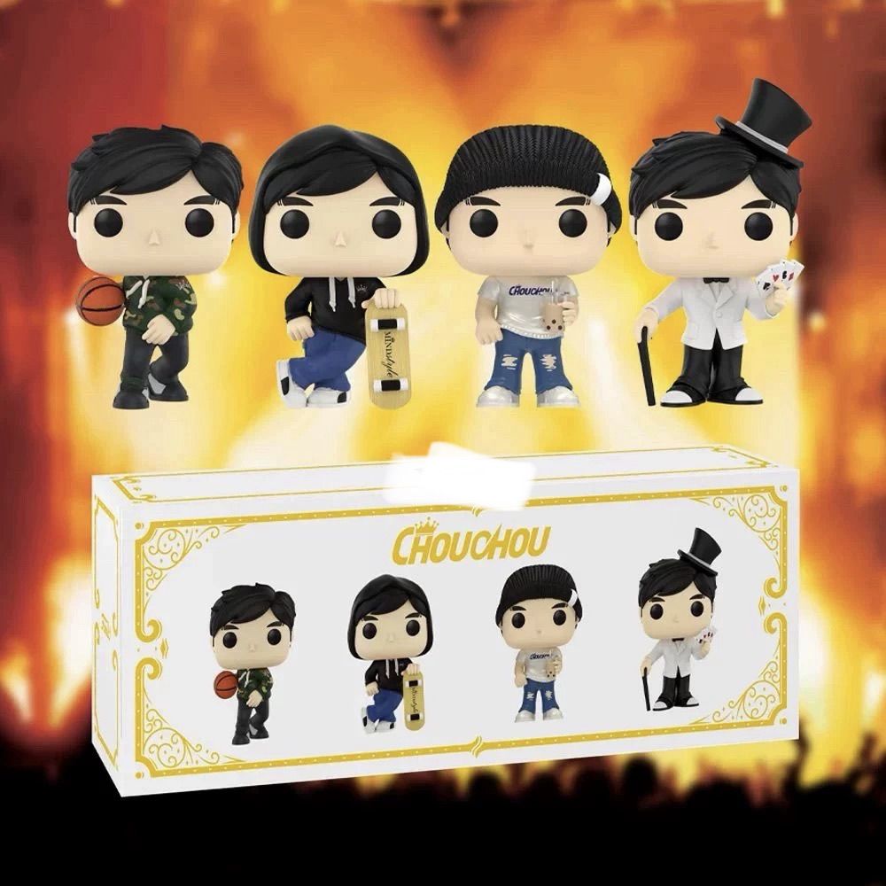 正品原盒周杰伦Jay Chou人偶公仔手办爆款潮玩周边周同学玩偶四只