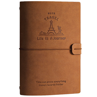 票据收集册活页可拆卸收纳册旅行车票纪念票根收藏册复古皮质本电影票火车票高铁票演唱会门票相册机票夹内页