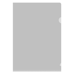 A4文件夹L型透明插页加厚单片夹开口l夹防水二页夹保护套简历资料试卷夹层单页学生办公塑料合同文件套档案夹