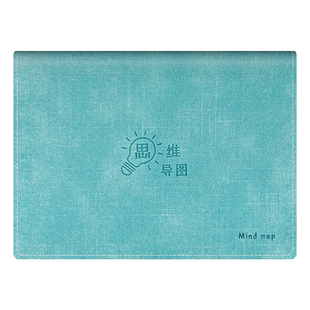思维导图笔记本子A4大号活页夹网格康奈尔本子软皮面B5上翻线圈本考研法考专用活页本高颜值可拆卸加厚记事本