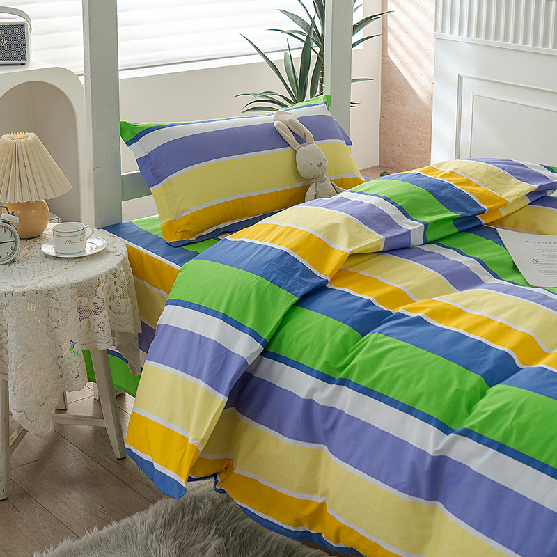 学生宿舍床上三件套100全棉纯棉