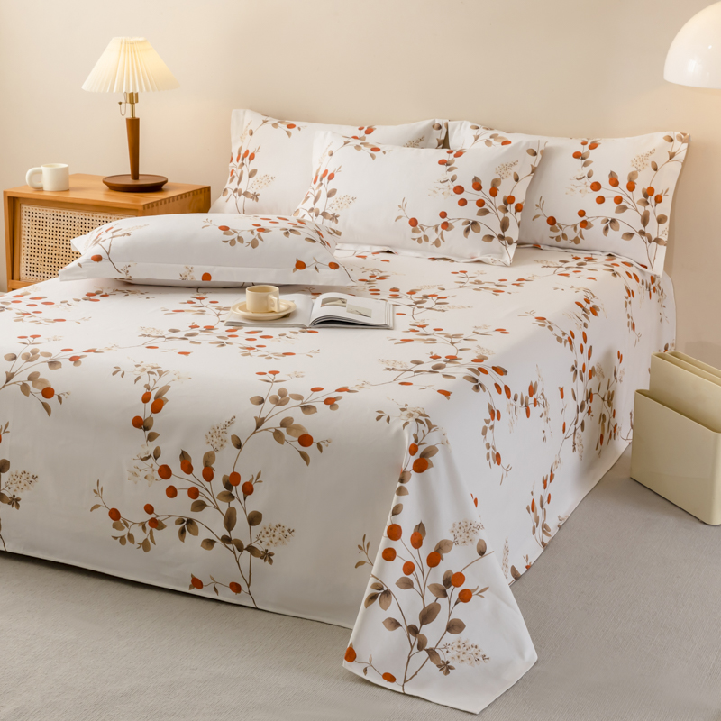 棉布高端老粗布厚家用双人宿舍老式床单纯棉100全棉单件不起皱