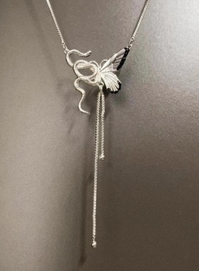 Vintage古着 Snakes and butterflies项链