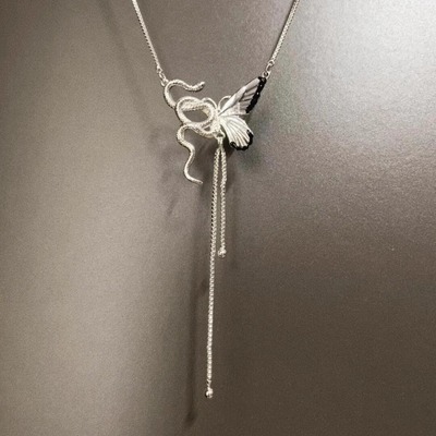 Vintage古着 Snakes and butterflies项链