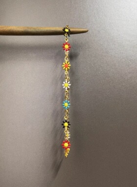 Vintage古着 Oil-colored flowers套装