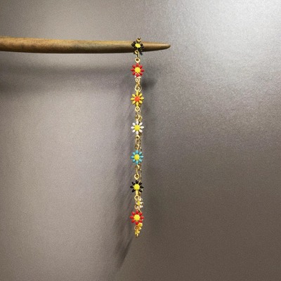 Vintage古着 Oil-colored flowers套装