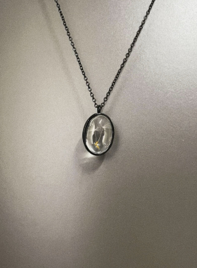 Vintage古着 Black bubbles项链