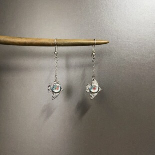 Vintage古着 Crepuscular Birds耳饰